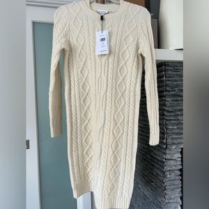 LACOSTE NEW Sweater Dress XS - Alpaca & wool